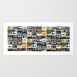 cassette nostalgy Art Print