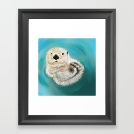 You Otter Chill Framed Art Print