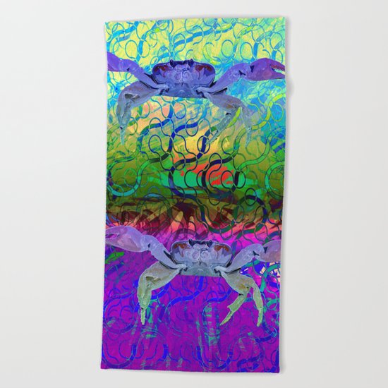 Crab Beach Towel