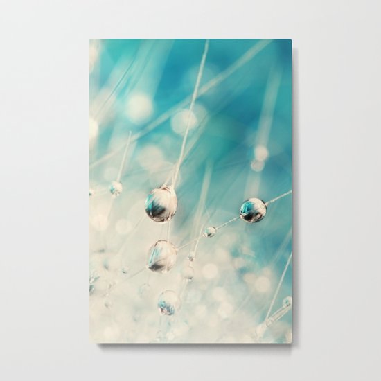 Cactus Blue Metal Print