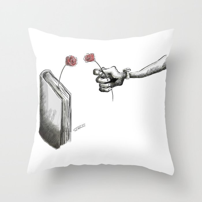 If you don't have love , Go & Read a Novel . Throw Pillow