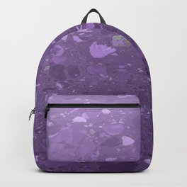 pollution on water gradient 0827 Backpack | Surface, Gowanus, Texture, Water, Pattern, Abstract, Environment, Earth, Photo, Purple 