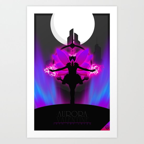 Aurora Valentine Art Print