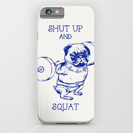 Pug Squat iPhone & iPod Case