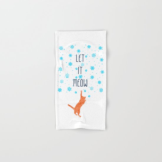 Let it Meow Hand & Bath Towel