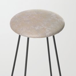 Grey Beige Shapes Counter Stool