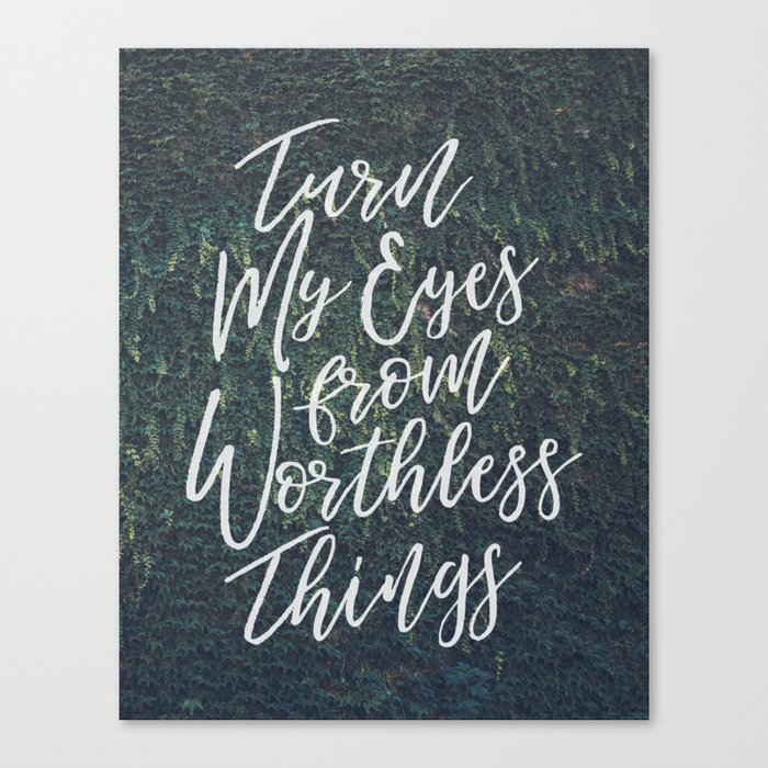 Worthless Things Canvas Print