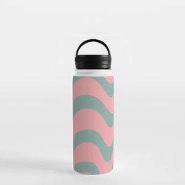 Candy Waves - Teal and Pink Water Bottle