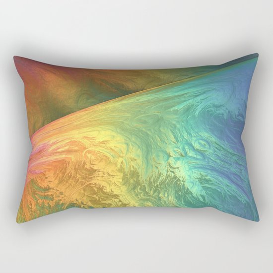 Color Storm Rectangular Pillow