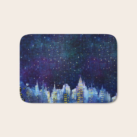 BLUE NIGHT Bath Mat