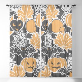 Halloween Pattern Sheer Curtain