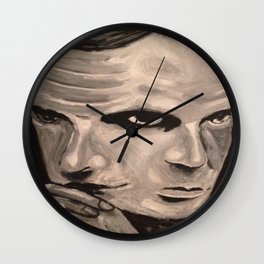 Two Faced Painting  Wall Clock