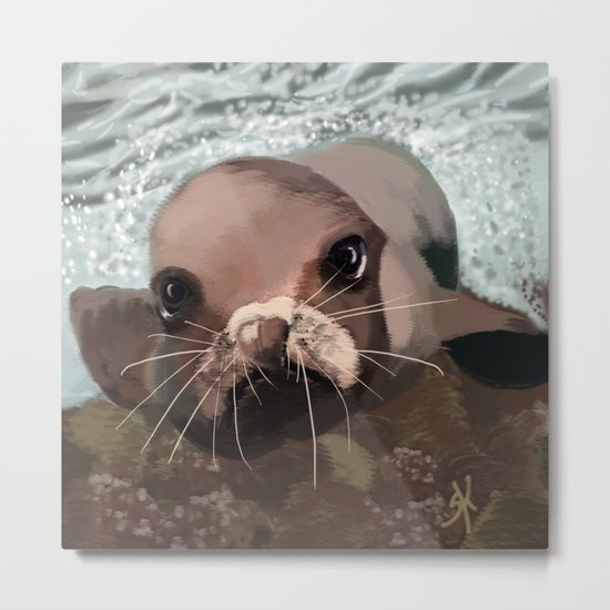 Tête-à-tête Metal Print