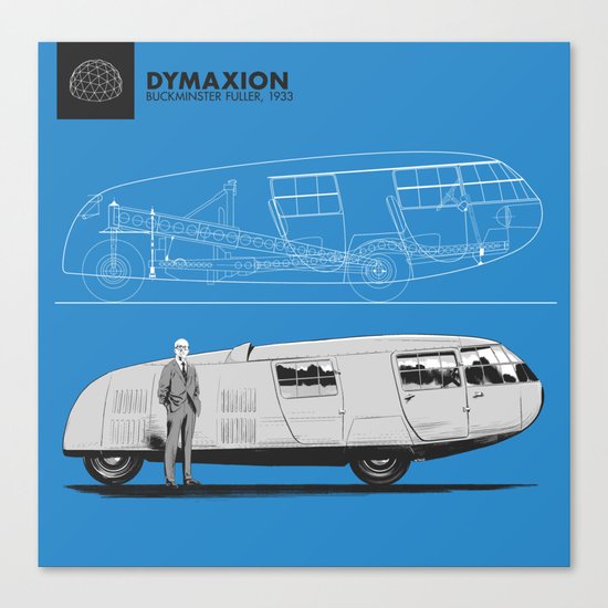 Dymaxion Canvas Print