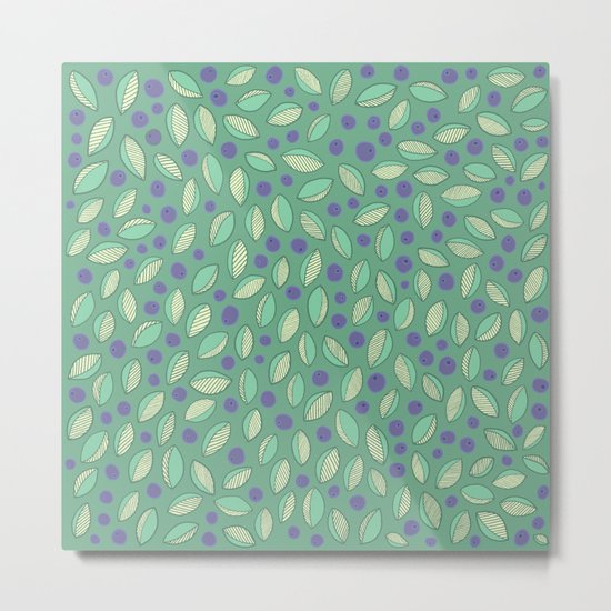 Dreaming of Blueberries Metal Print