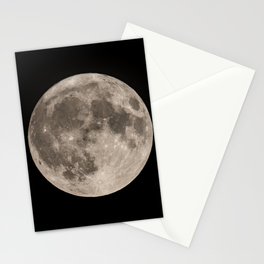Full moon Stationery Cards