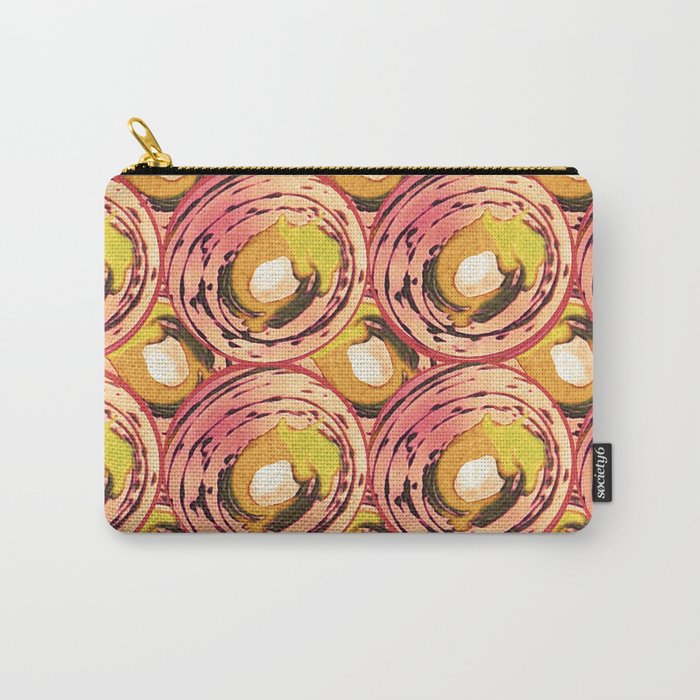 Circle pinks and carmel number 11 Carry-All Pouch