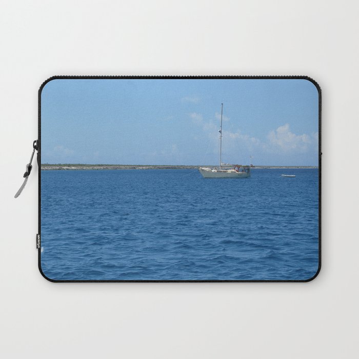 Sail boat in the Turks & Caicos Laptop Sleeve