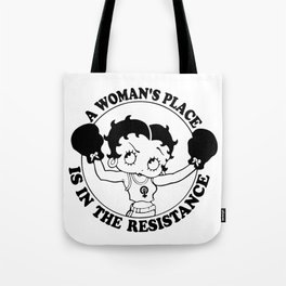 Feminist Betty Boop Tote Bag