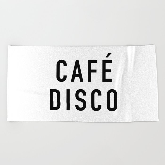 Café Disco Beach Towel