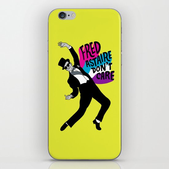He Don't Care iPhone & iPod Skin