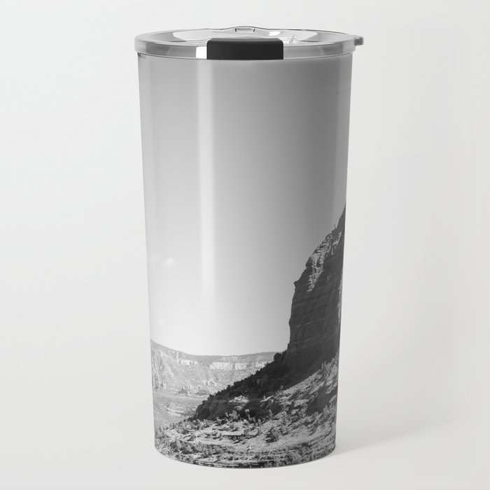 Sedona - Black and White Travel Mug