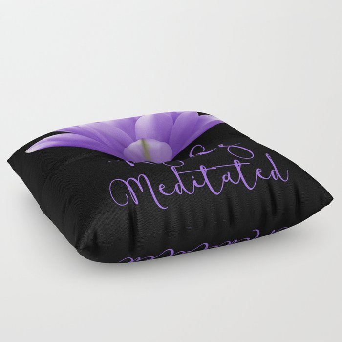 Lotus Flower Highly Meditated Relax Floor Pillow