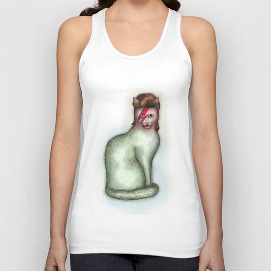 Cat Bowie Unisex Tank Top