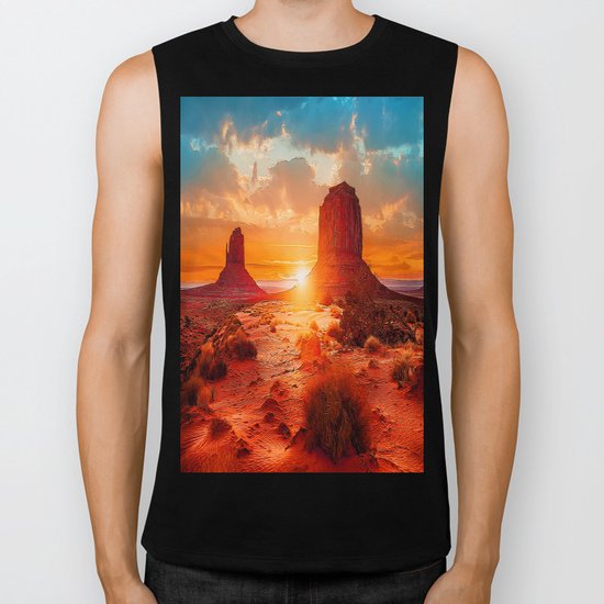Red Dawn Biker Tank