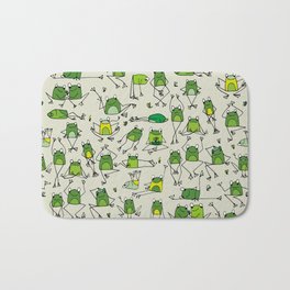Happy Frogs Bath Mat
