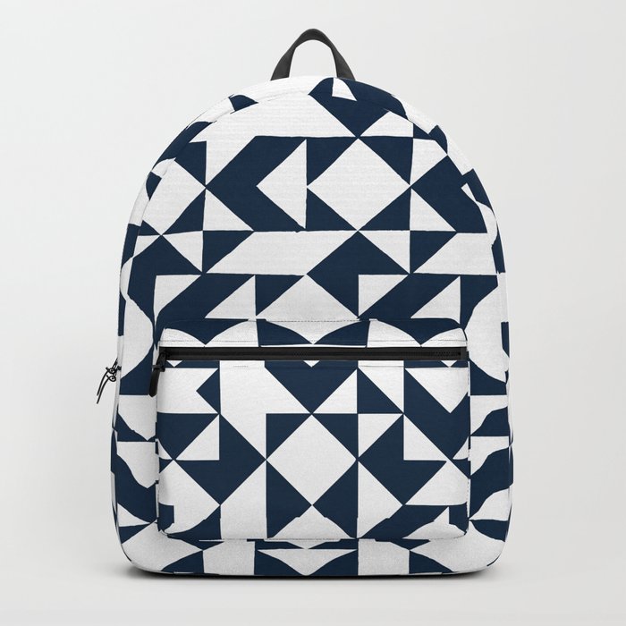 Geometric print backpack sale