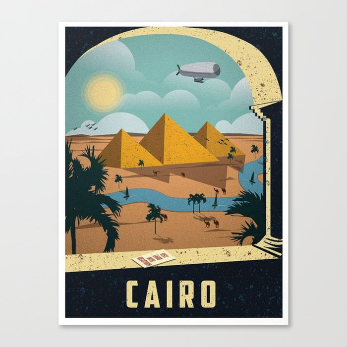 Vintage poster - Cairo Leinwanddruck