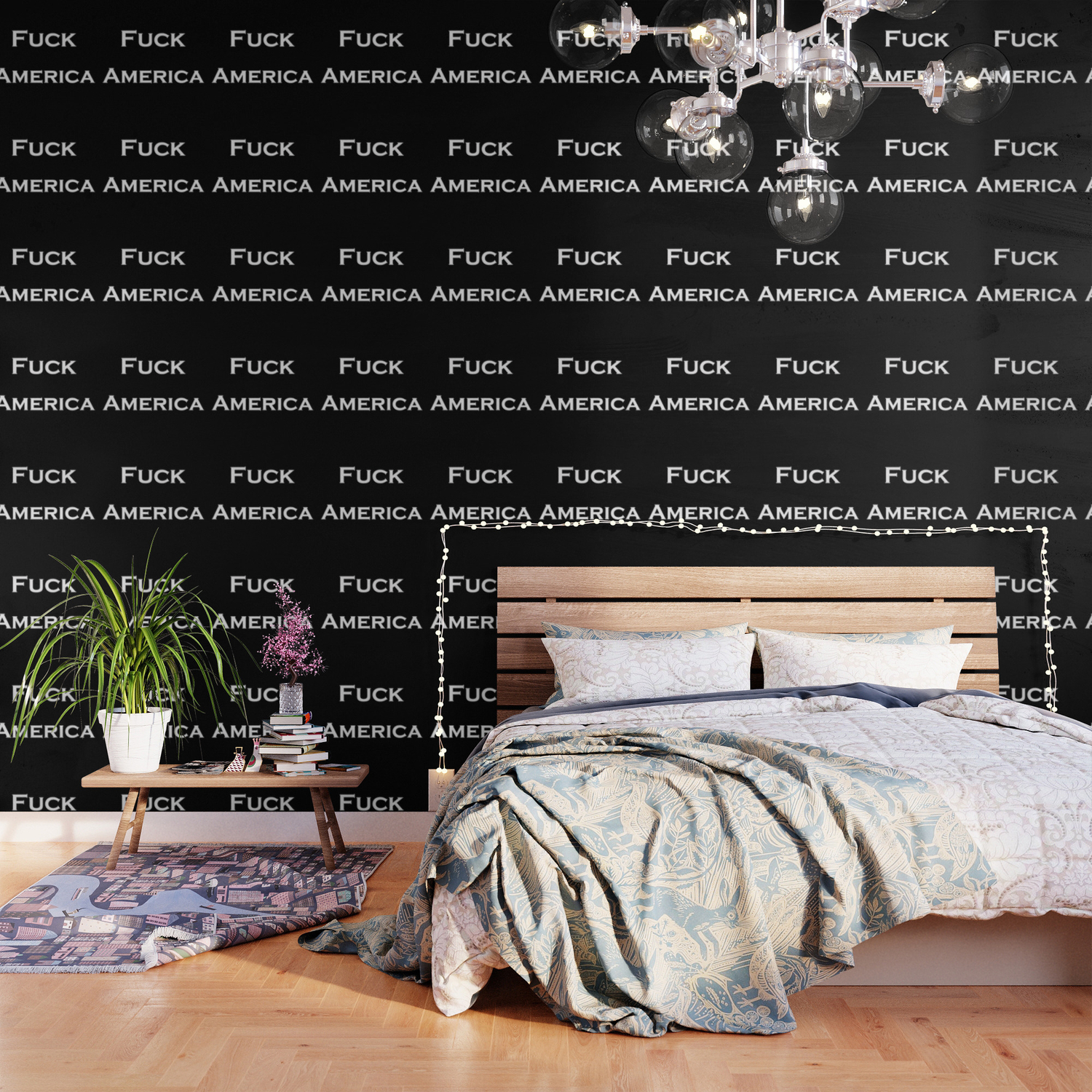 Fuck America Wallpaper By Effeverything Society6
