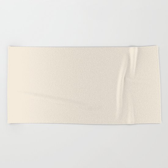 Rose Petal Cream Beach Towel