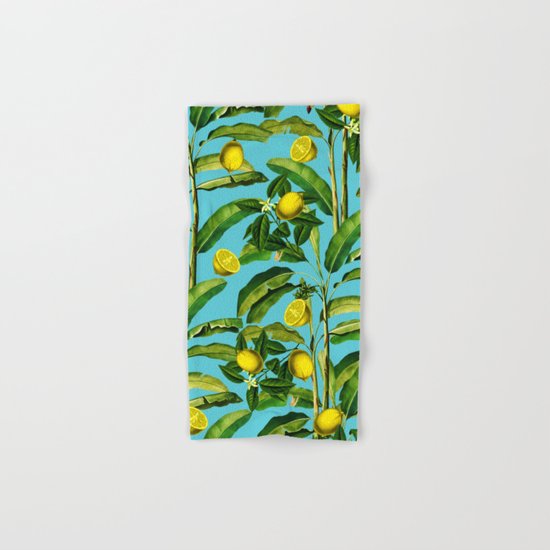 Lemon and Leaf II Hand & Bath Towel