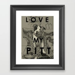 LOVE PIT Framed Art Print