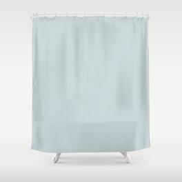 Soft Sky Blue Shower Curtain