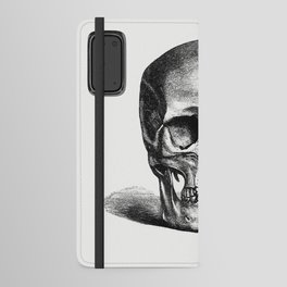 Vintage European Style Skull Engraving from Annals of Winchcombe and Sudeley Android Wallet Case