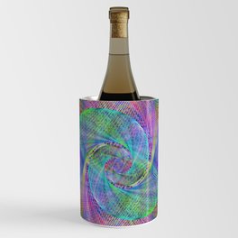 Spiral Pattern Design Wine Chiller