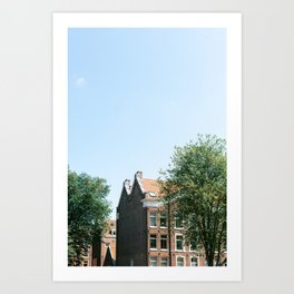 Amsterdam cityscape || The Netherlands, travel photography Art Print