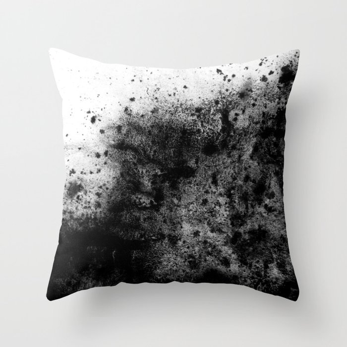 The Sherry / Charcoal + Water Throw Pillow