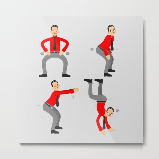 KRAF-TWERK Metal Print