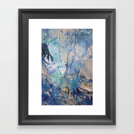 Clash of Tides (3 of 3) Framed Art Print