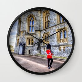 Windsor Castle Coldstream Guard Wall Clock