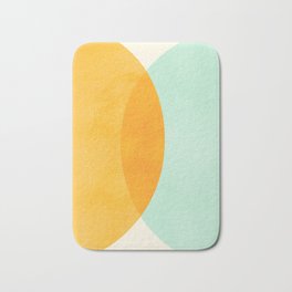 Spring Eclipse Abstract Shapes Series Bath Mat