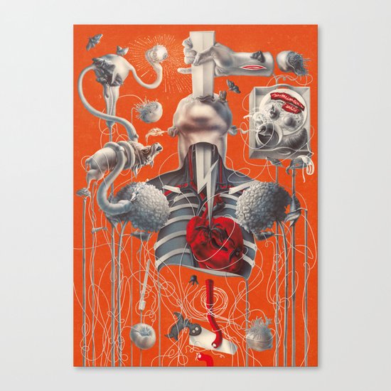 Anatomy of Lust Canvas Print