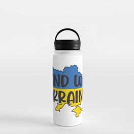 Stand With Ukraine Water Bottle
