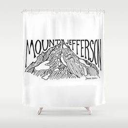 Mount Jefferson Shower Curtain