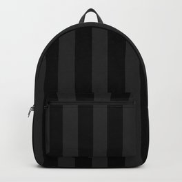 Goth'd Damask Stripe Backpack | Grey, Minimalist, Graphicdesign, Charcoal, Creole, Nola, Slate, Black And White, Damask, Digital 