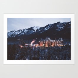Banff Springs Hotel II Art Print